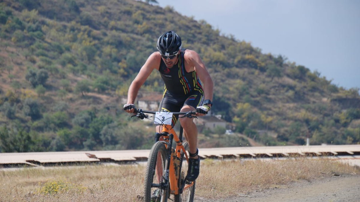 El leridano Xavier Jové, subcampeón estatal de triatlón de montaña