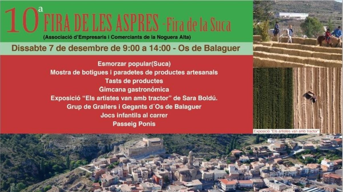 Os de Balaguer celebra la 10 Fira de les Aspres