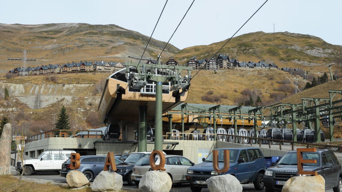 Imatge d’arxiu del telecabina de Baqueira a Ruda.