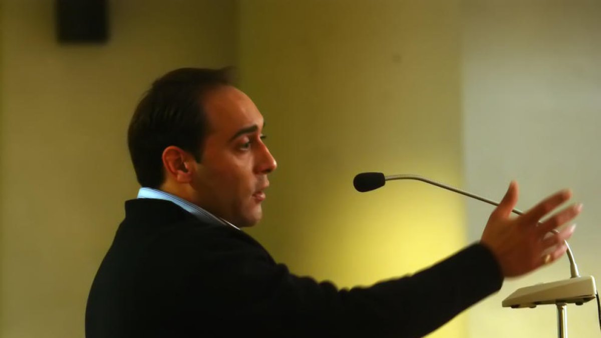 Imatge d’arxiu de Jordi Lanuza en un judici a l’Audiència de Lleida per altres fets.