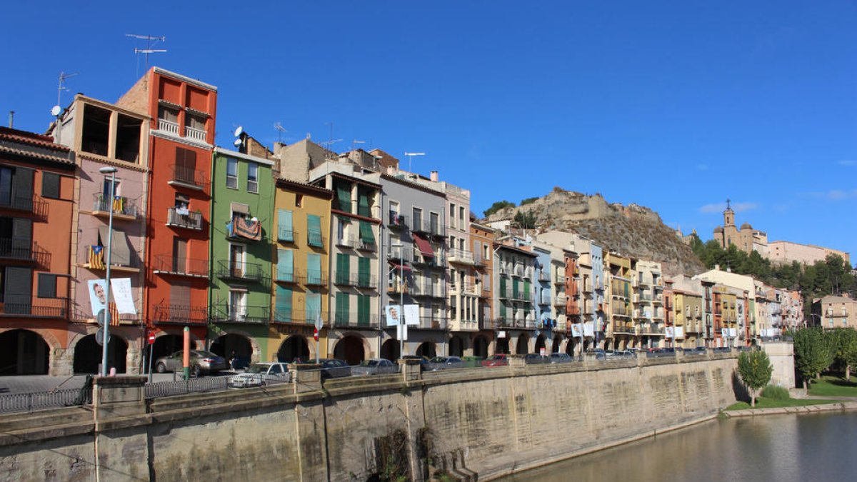 Vista de la calle del Pont.