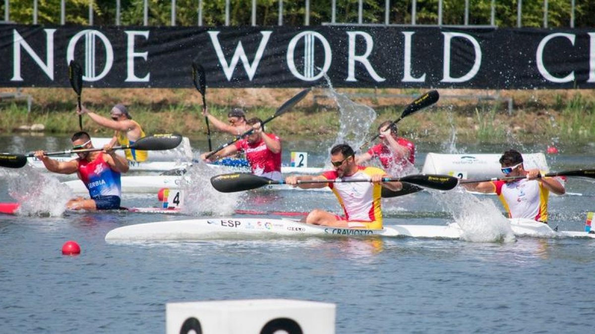 Saül Craviotto, medalla de planta en el Mundial en K2 200 metros