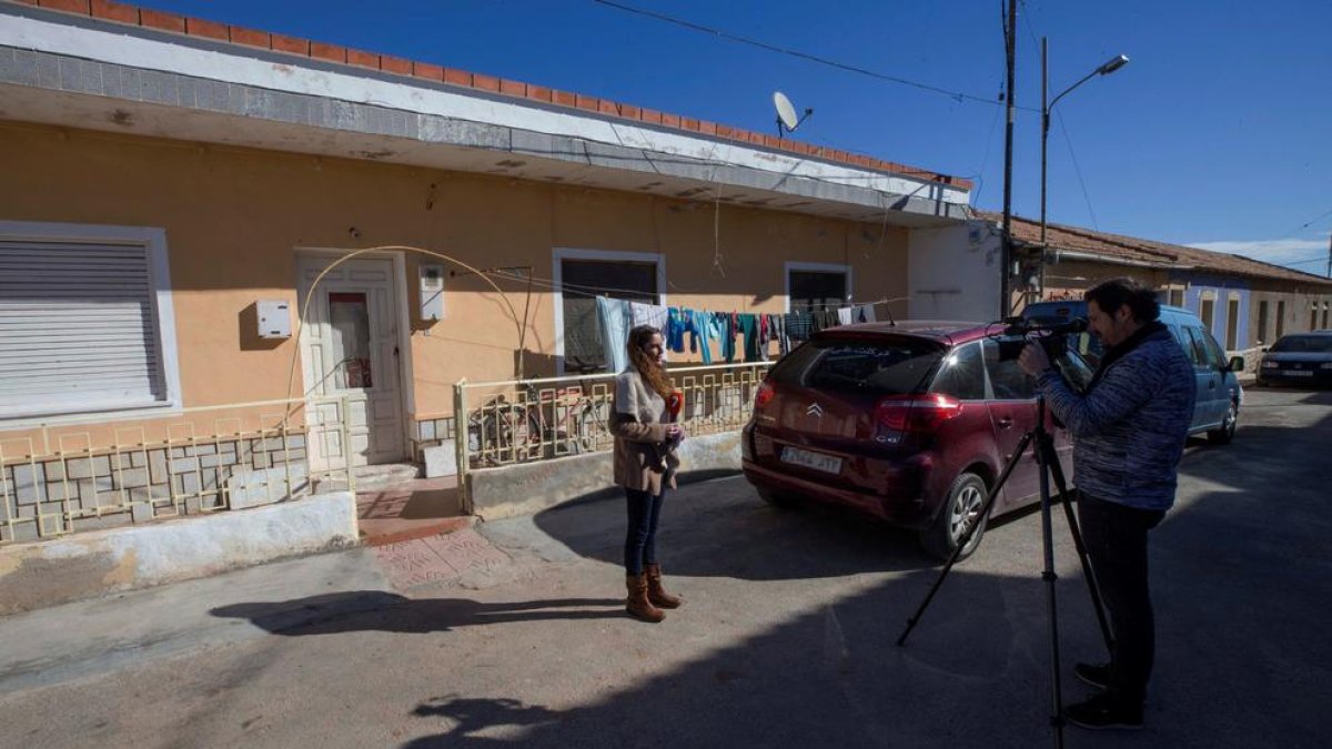 Domicilio donde fue arrestado el presunto captador del EI.