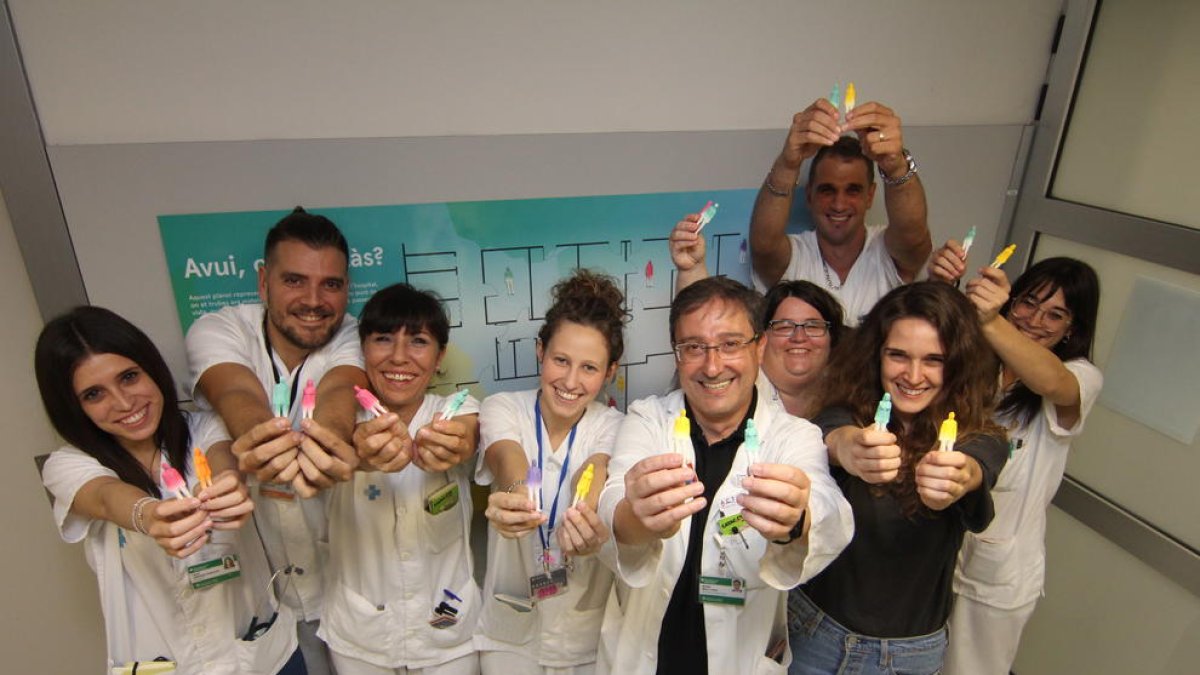 El color de las figuras muestra el estado de ánimo de cada espacio.