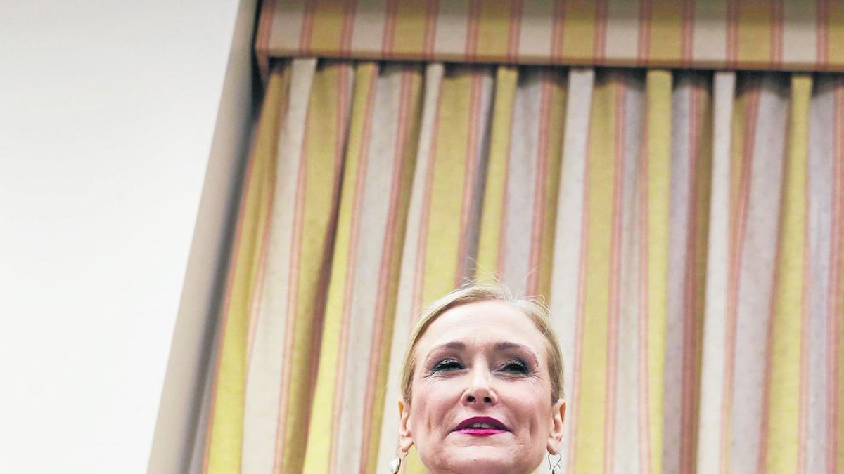La presidenta de la comunitat de Madrid, Cristina Cifuentes.