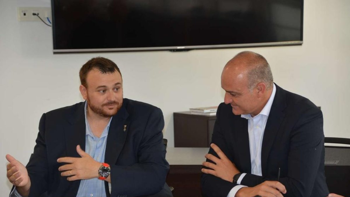 Gerard Sabarich (JxCat) y Josep Vidal (ERC).