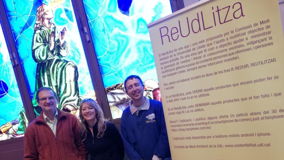 Jesús Avilla: «La UdL fusiona el medi ambient i l'emprenedoria amb l'app reUdLitza»