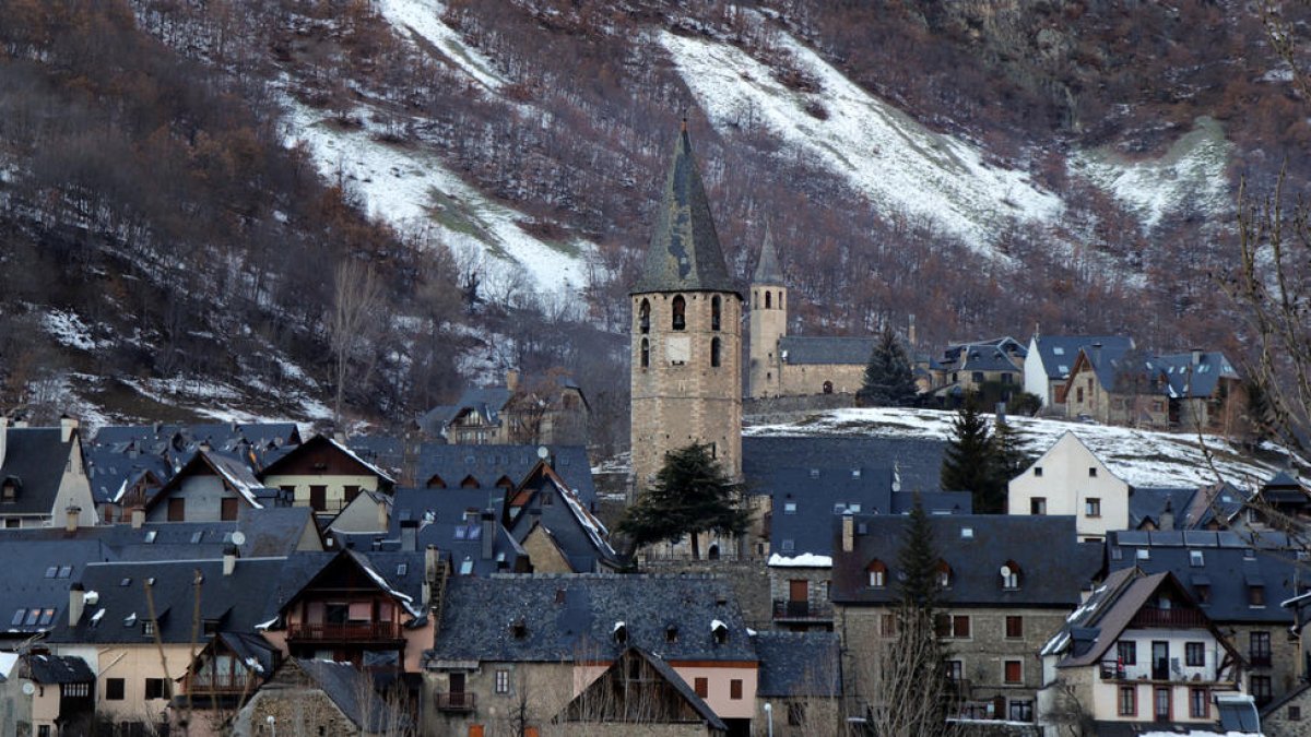 Imatge d’arxiu d’una vista de la localitat aranesa de Salardú.