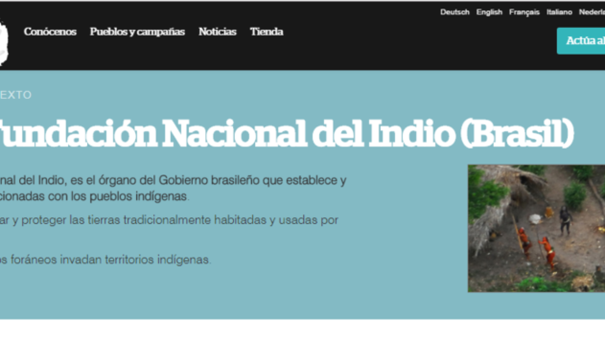 Un indígena, dos décadas sol en la selva amazónica