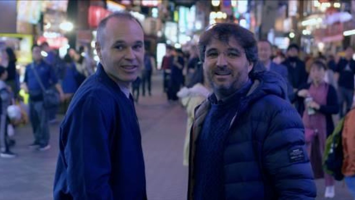 Évole visita a Andrés Iniesta