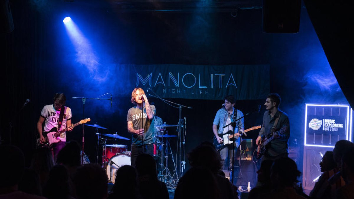 Un momento del concierto de Marlon el viernes en Lleida.