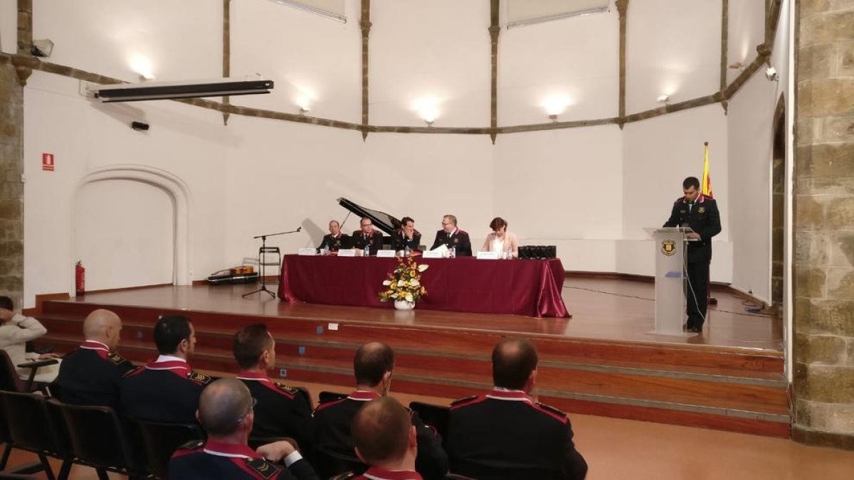 Acto en la sala Sant Domenèc de La Seu d’Urgell.