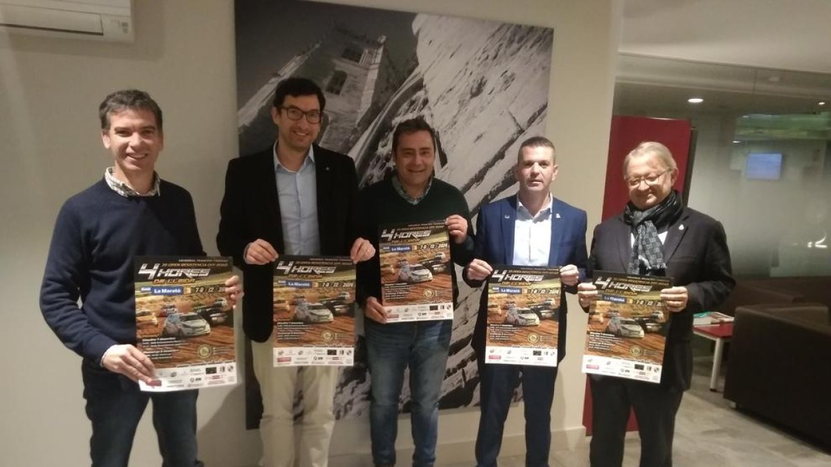 Un moment de la presentació de la prova.