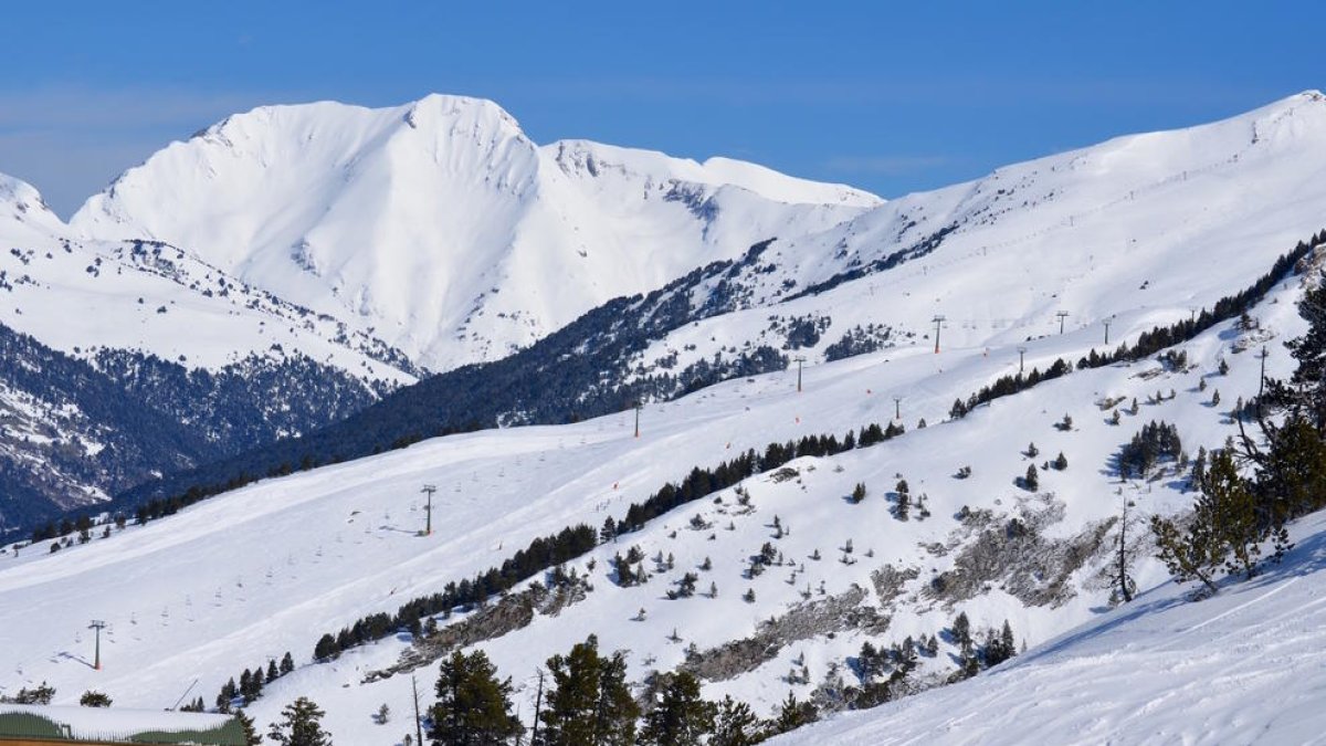 Estado de las pistas de Baquiera Beret, en la Val d’Aran.
