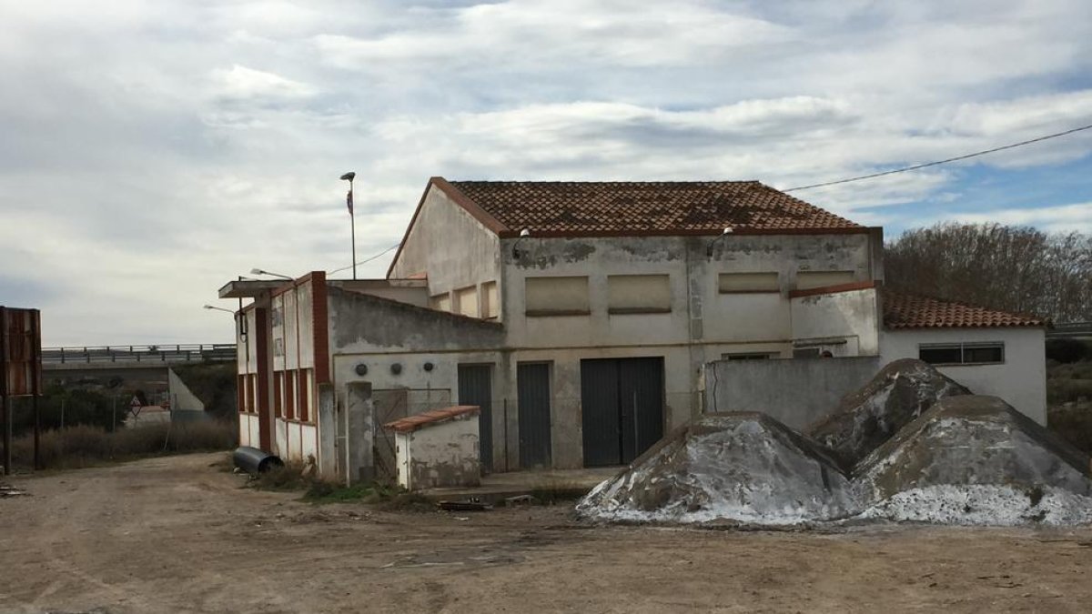 Estado actual del edificio del matadero de Les Borges.