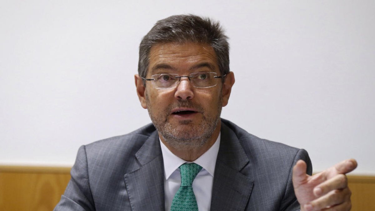El exministro de Justicia con el PP, Rafael Catalá.