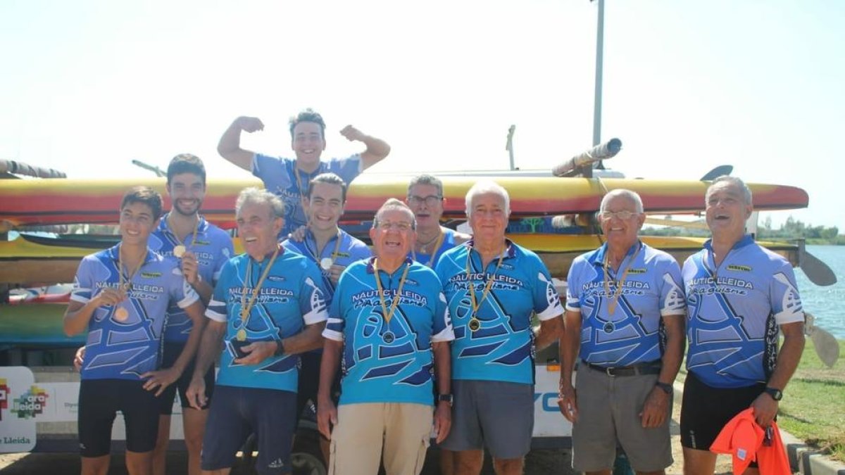 Cuatro podios para el Nàutic Lleida en el Delta del Ebro
