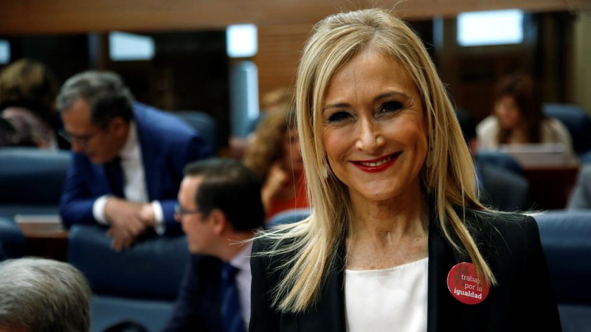 La presidenta de la comunidad de Madrid, Cristina Cifuentes.
