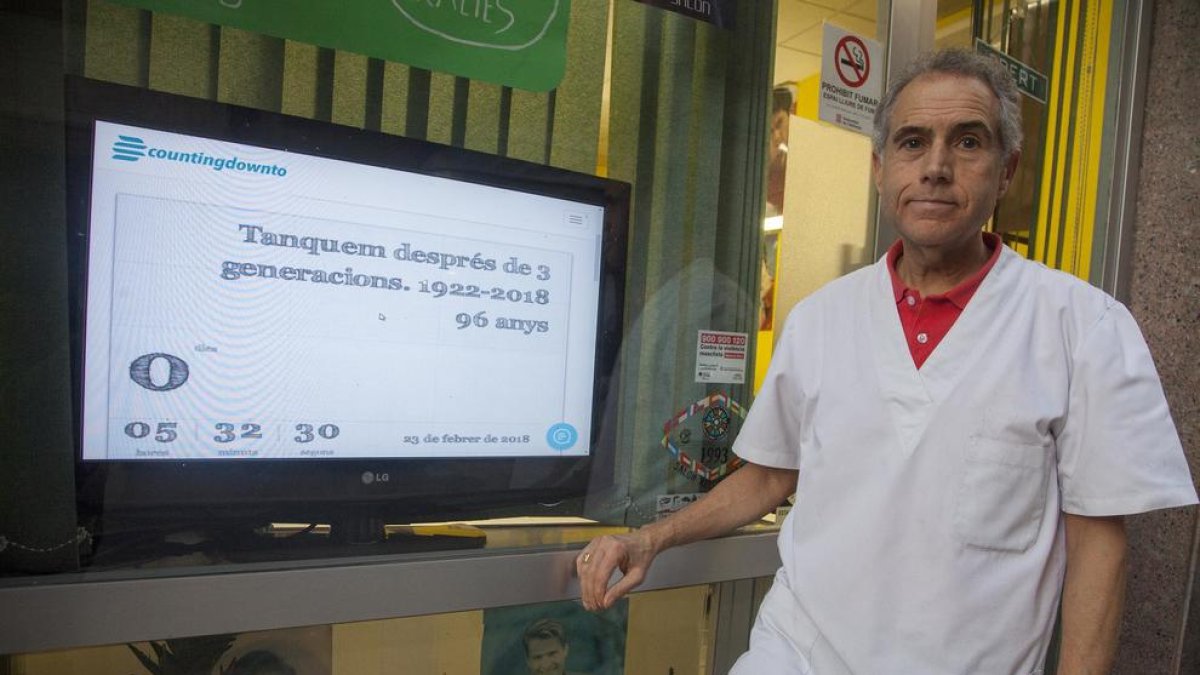 Gerard Malfeito va fer ahir la seua última jornada amb un comptador.