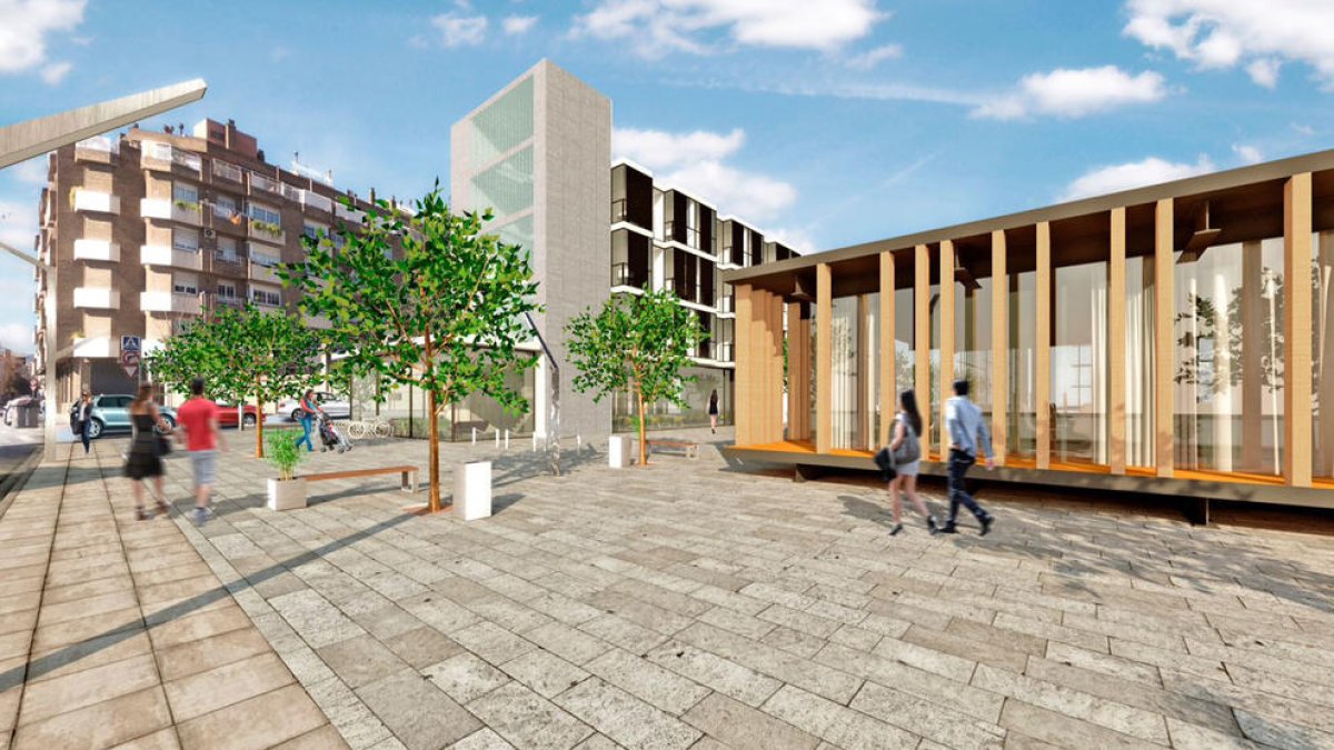 El futuro campus de Salud de Igualada - Esta imagen virtual muestra cómo quedará el proyecto de nuevo campus de Salud que promueve el ayuntamiento de Igualada en los terrenos que acogía el antiguo hospital. Actualmente, la localidad ya cuenta ...
