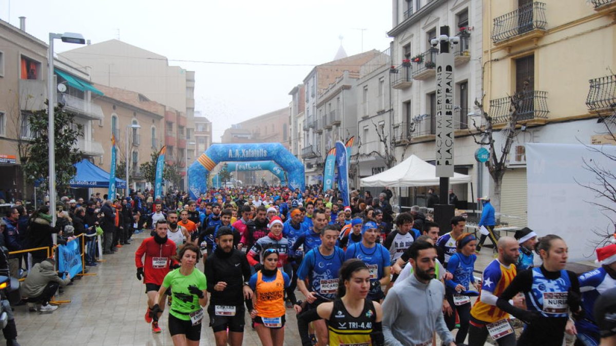 La prova va vorejar els 800 participants que s’havia marcat com a objectiu l’Associació Esportiva Xafatolls.