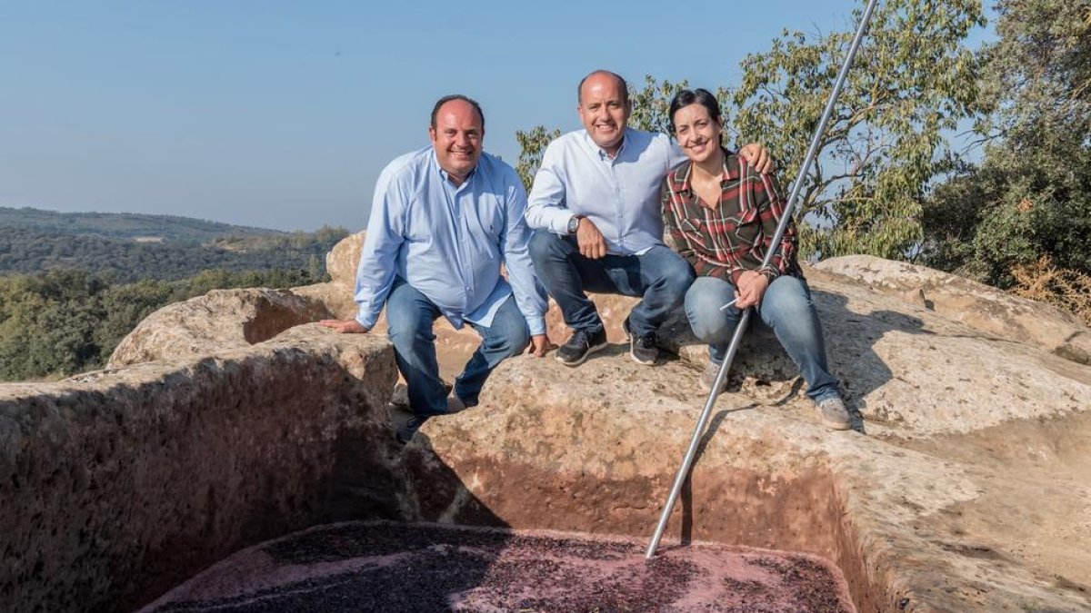 Costers del Sió vinifica quatre tones de garnatxa i syrah en trull de pedra del segle XI