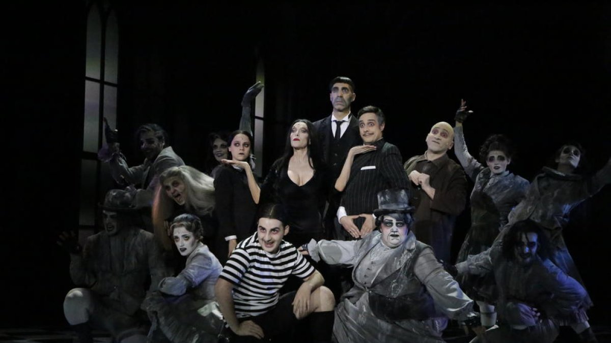 El musical ‘La familia Addams’, el pasado mes de mayo en la Llotja.