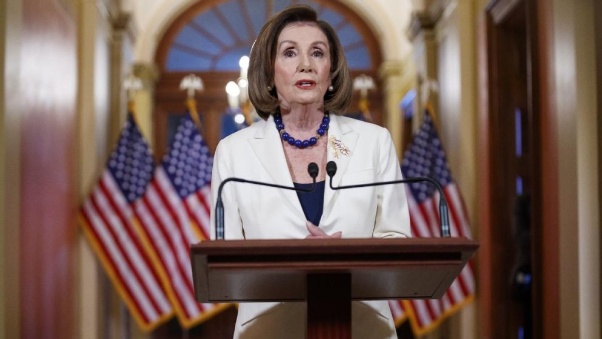 La presidenta de la Cambra de Representants, Nancy Pelosi.