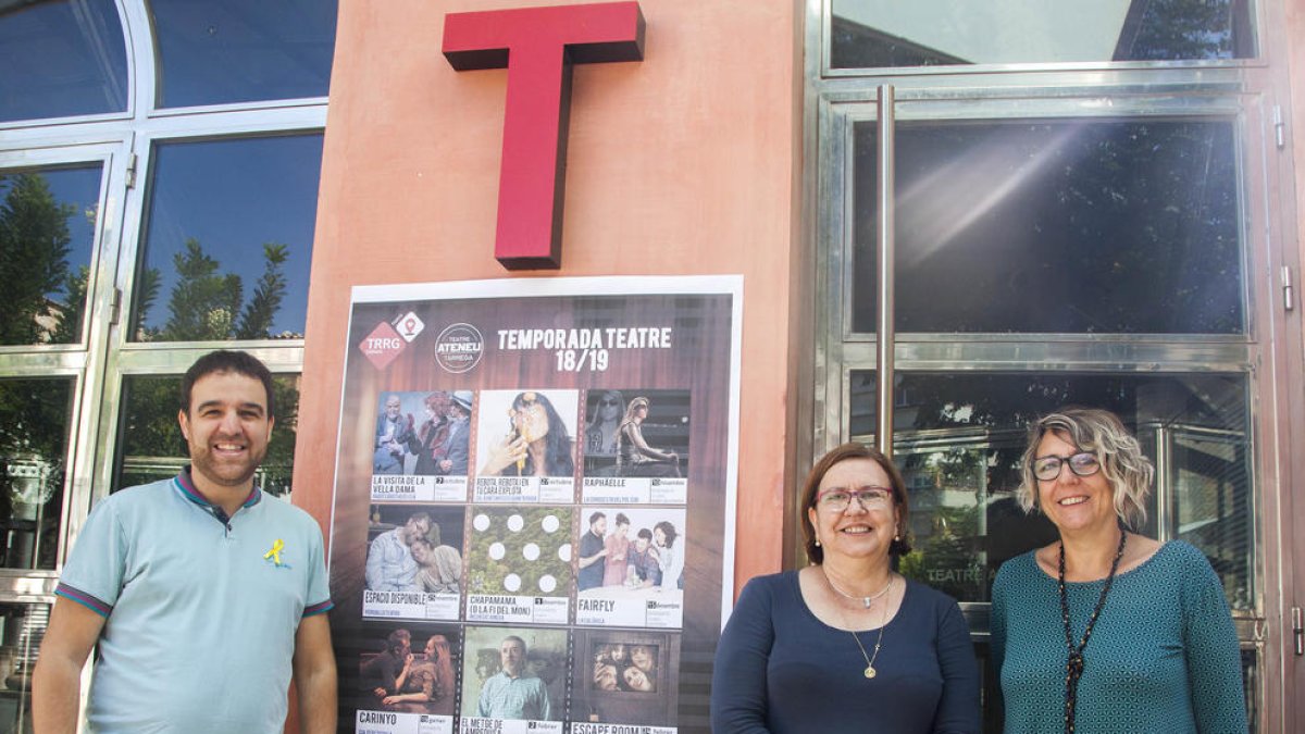 Presentació ahir a Tàrrega de la nova cartellera teatral.