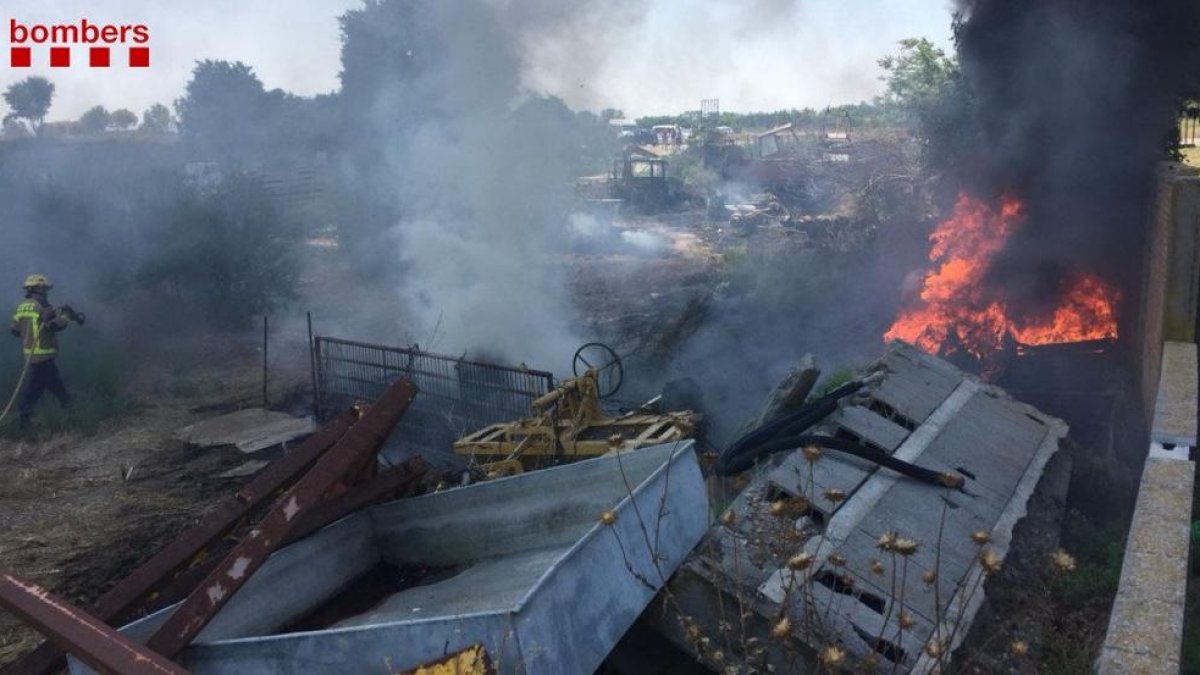 Sufoquen incendis a Bellpuig, Torà, Cervera, Camarasa i Agramunt