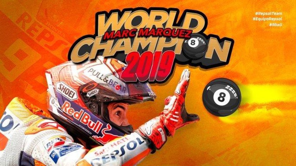 Marc Márquez consigue su octavo título de campeón del mundo