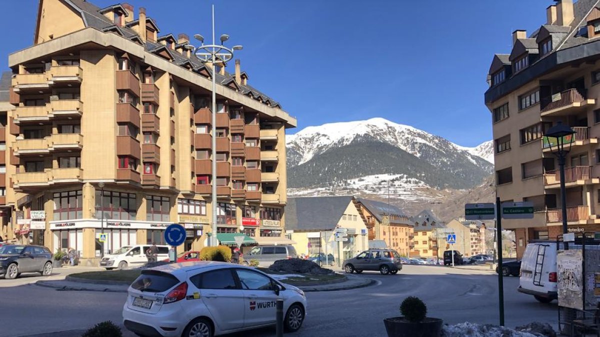 Imatge d’arxiu de blocs de pisos a Vielha.