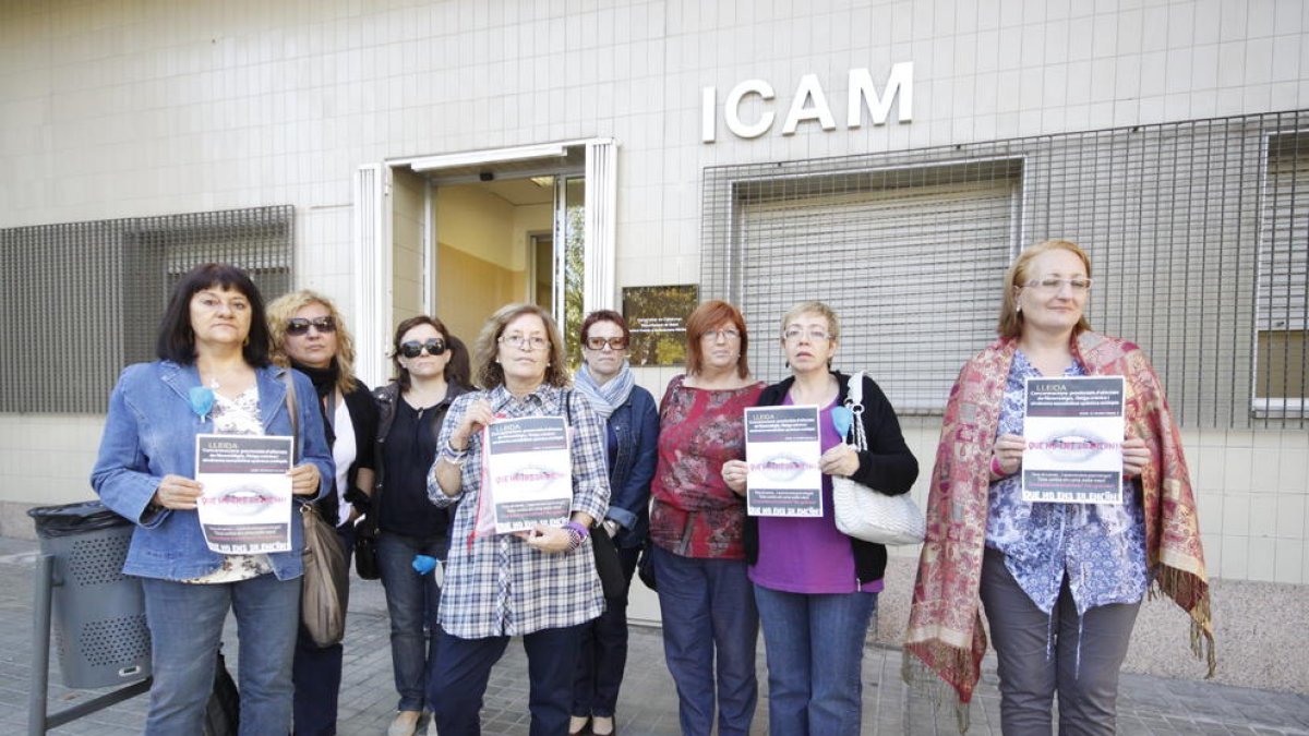 Imatge d’arxiu d’una protesta d’afectats de fibromiàlgia.