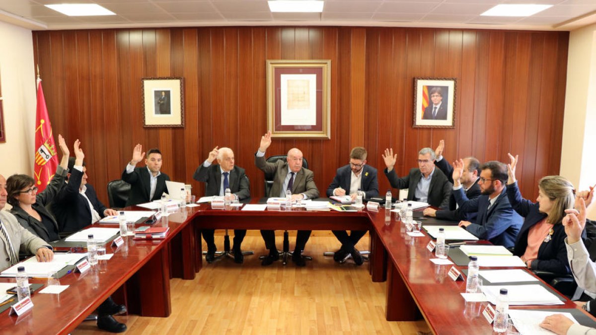 El ple del Conselh Generau celebrat ahir al migdia.