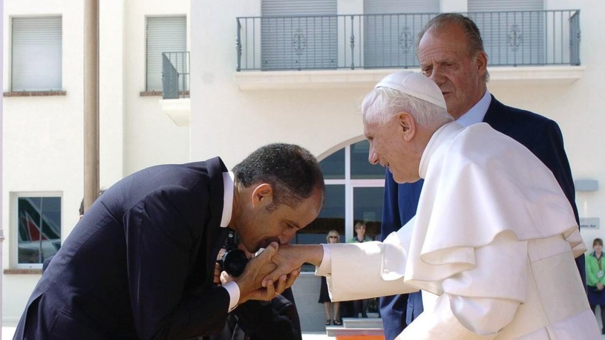 Francisco Camps, amb el papa.