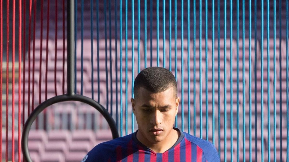 Murillo, durante su presentación de ayer.