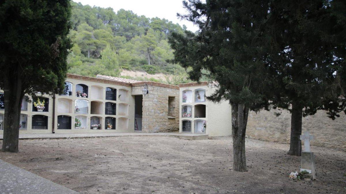 El cementerio de Tarrés, donde se instalará una placa.