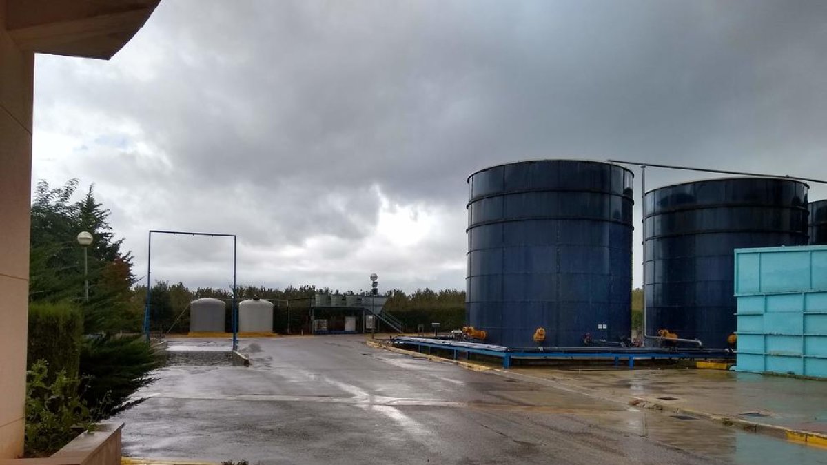 Imatge recent de les instal·lacions de Tracjusa, a Juneda.