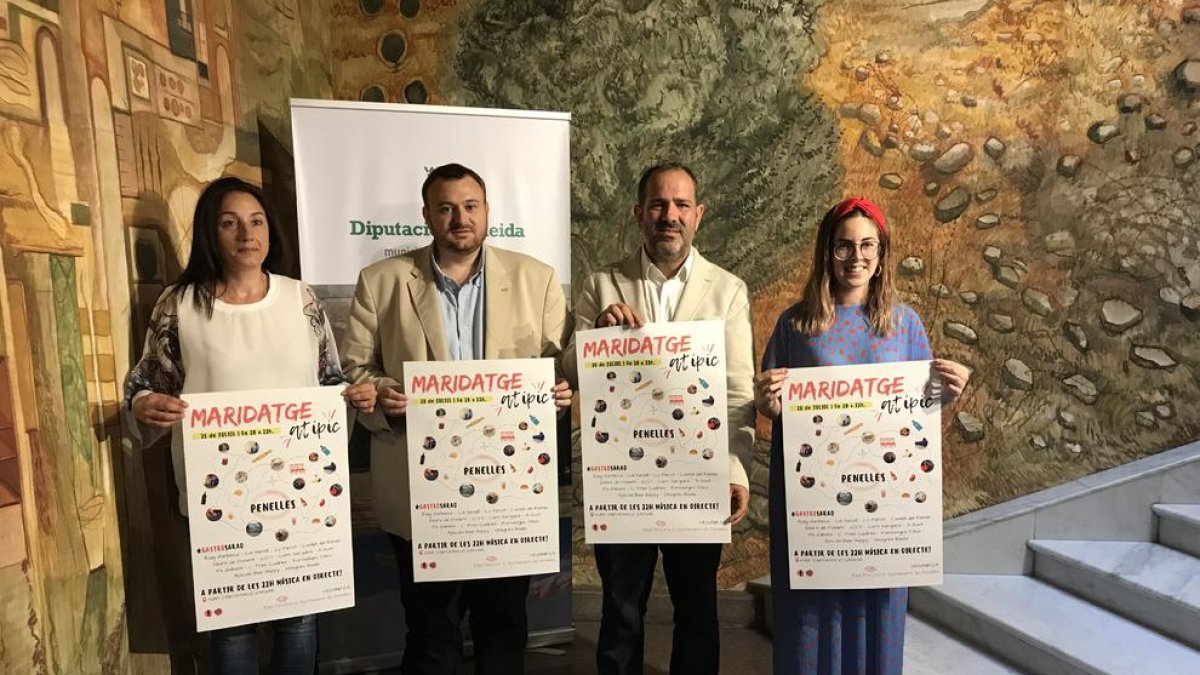 Un momento de la presentación, ayer, en la Diputación.