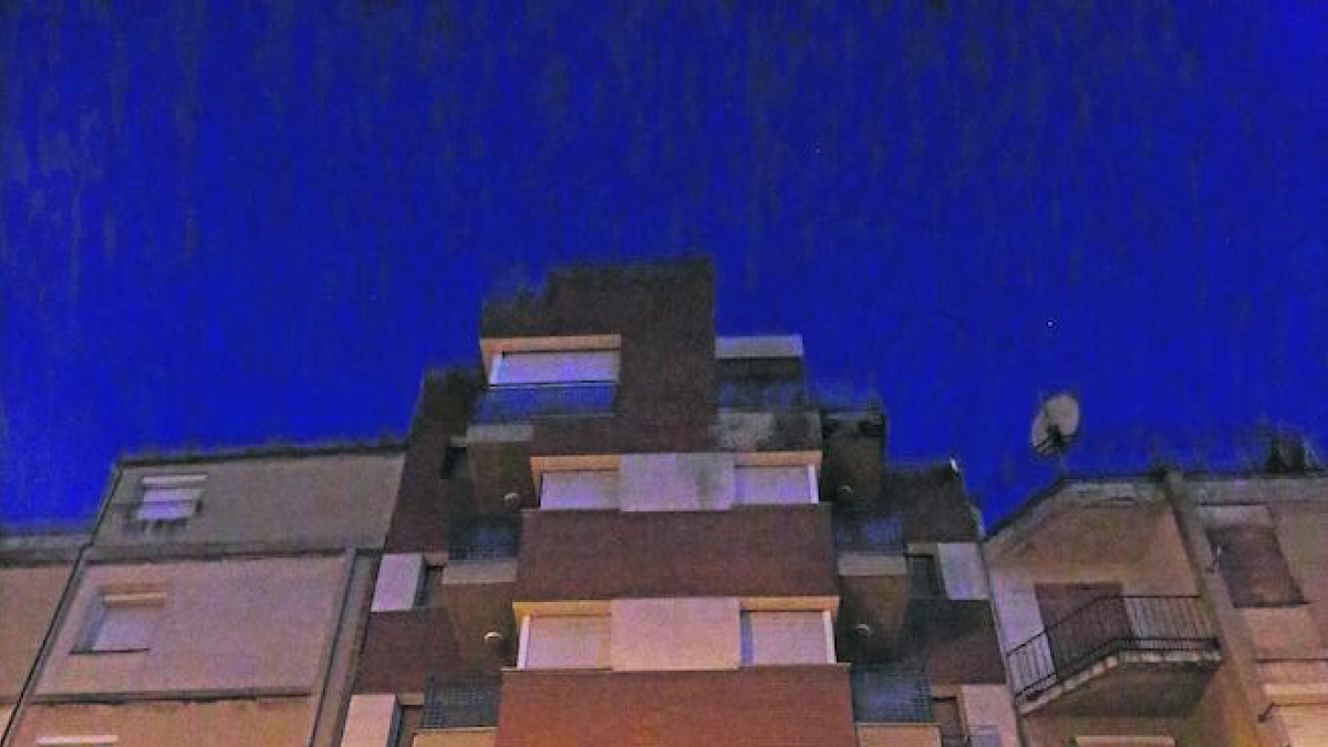 L'habitatge en qüestió, completament tapiat.