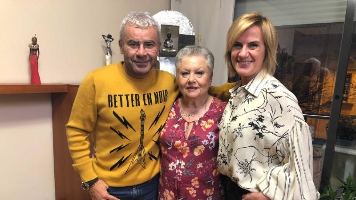 Jorge Javier y su madre, en TV3