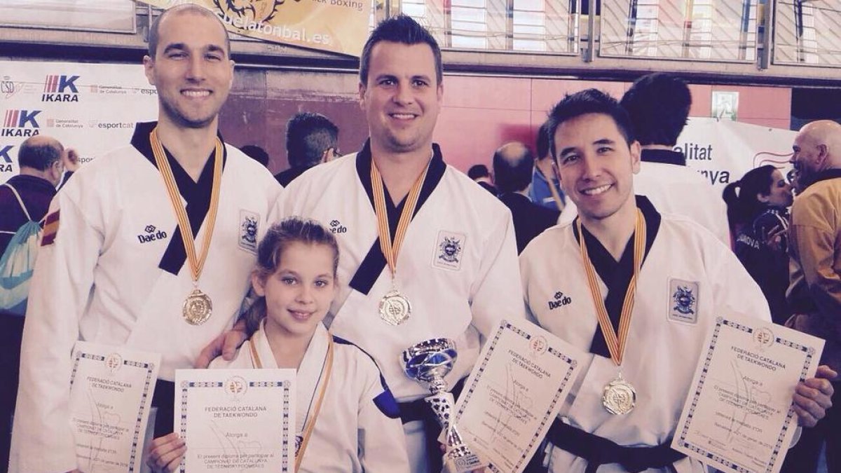 Dos medalles per al Do San Lee en el Campionat de Catalunya de taekwondo