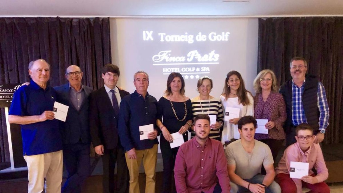 A la imatge, els jugadors que van assolir les primeres posicions del torneig.