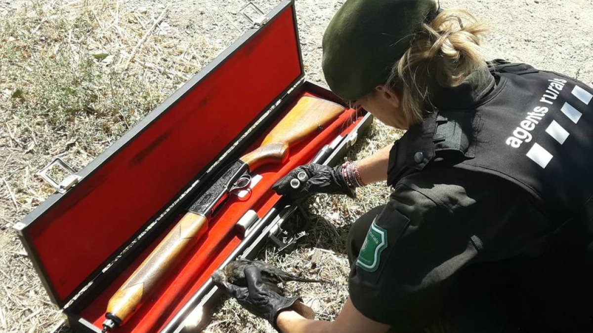 Alguns dels objectes requisats al control de l’Urgell.