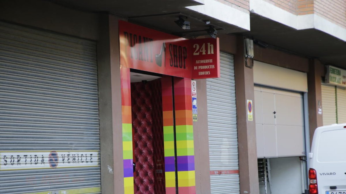 Local en què es va produir el robatori a Pardinyes.