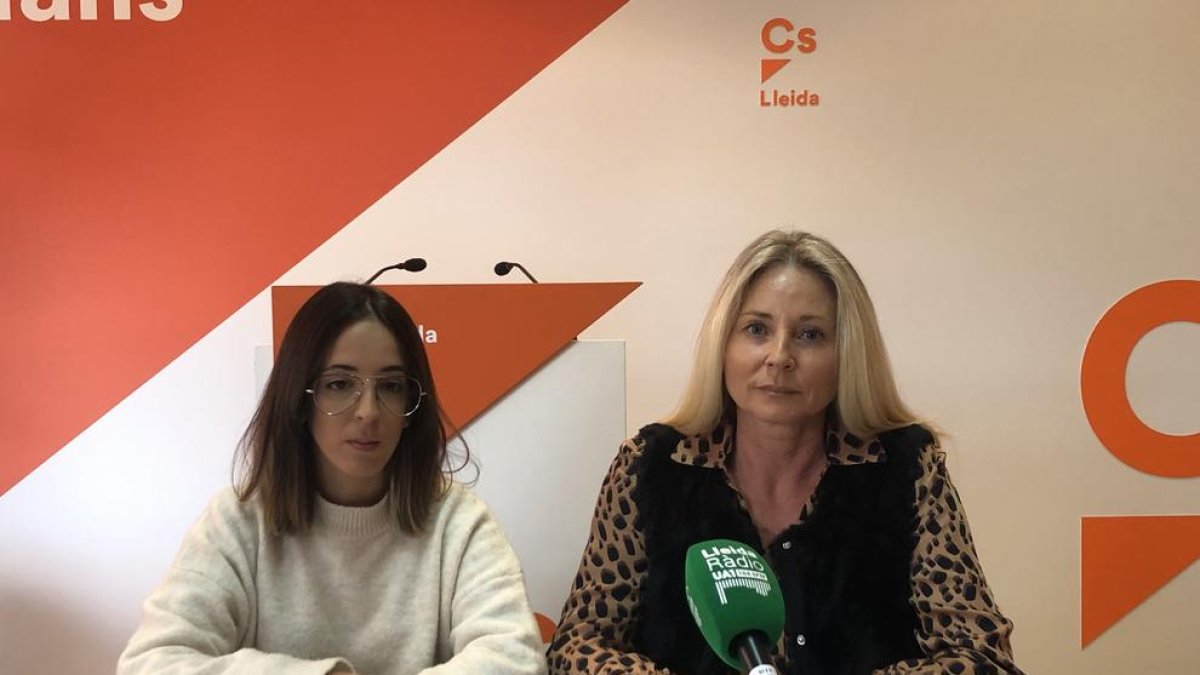 Cristina Daza y Maria Burrel, candidatas de Cs al Senado y Congreso.