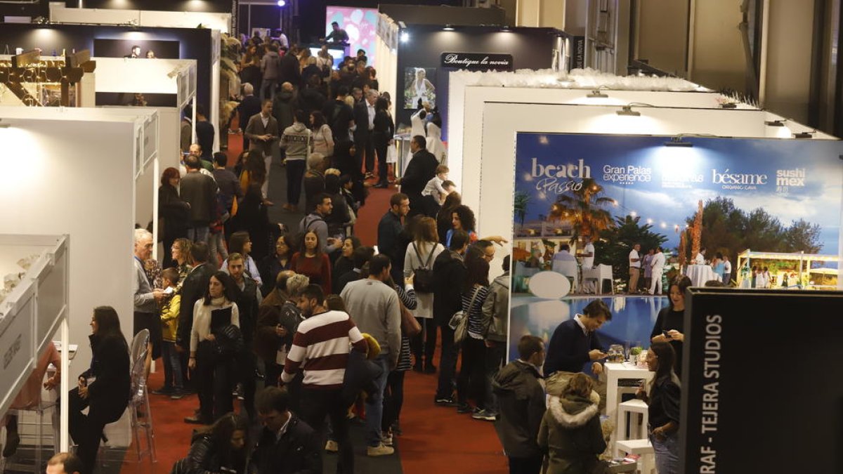 Ambient ahir a la tarda al saló De Nuvis, un dels més consolidats de Fira de Lleida.
