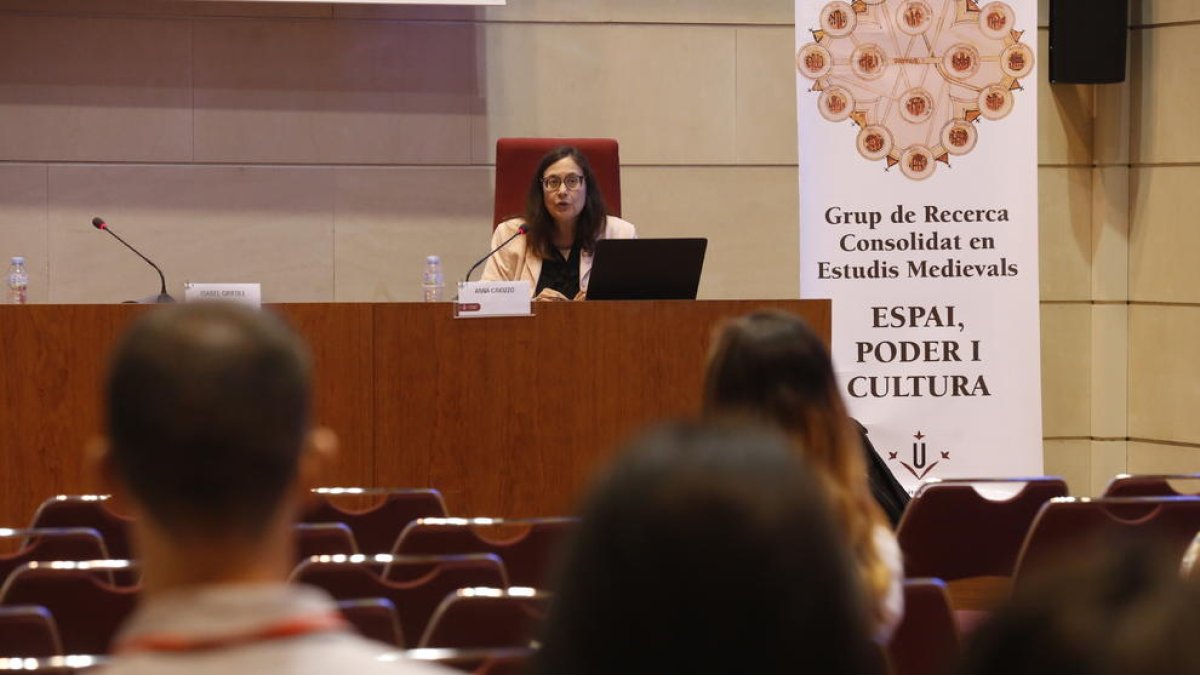 Una sessió del Medieval Meeting que va començar ahir a la UdL.