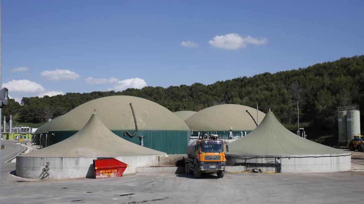 Imatge d’arxiu de la planta de biogàs d’Almenar.