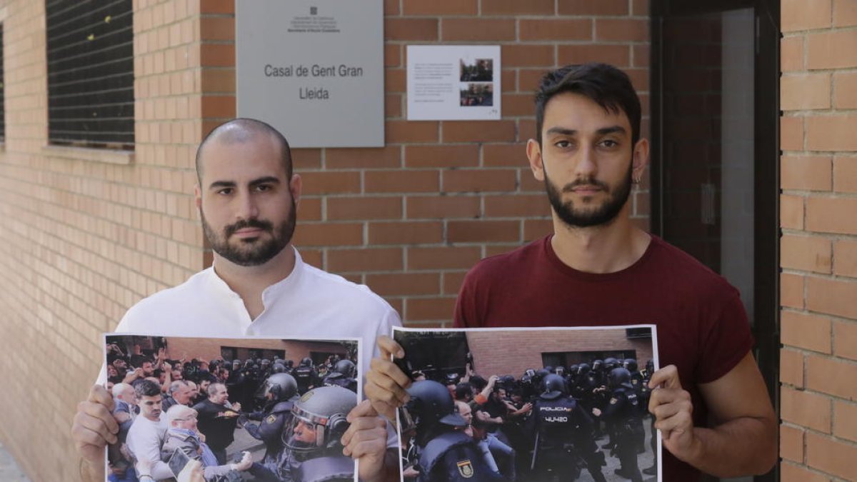 El centro de votación de la Mariola fue uno de los lugares donde las cargas policiales fueron más duras.